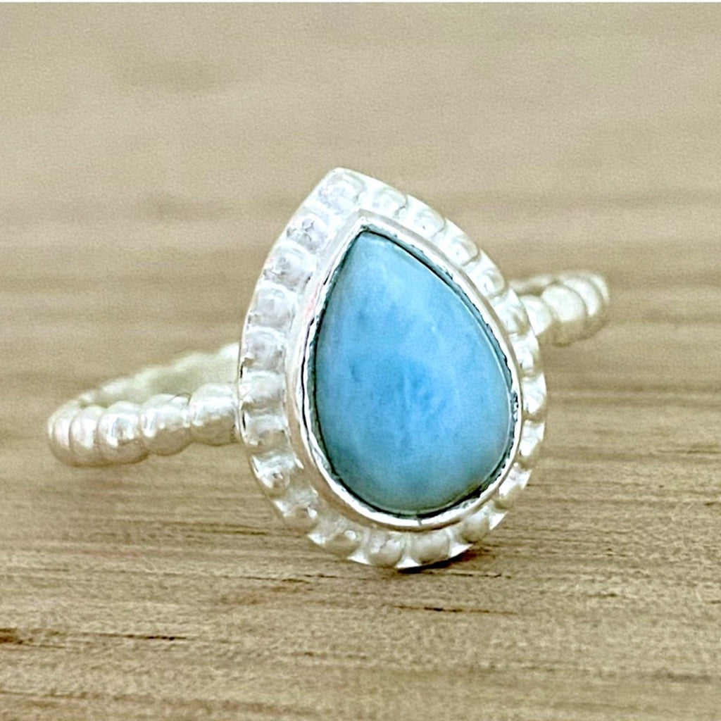 Larimar Ring- Laihas ‘Breezy’ Rain