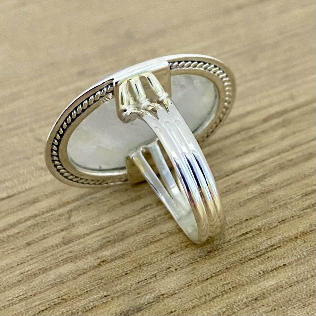 Moonstone Ring- Deliciously Boho Statement Ring