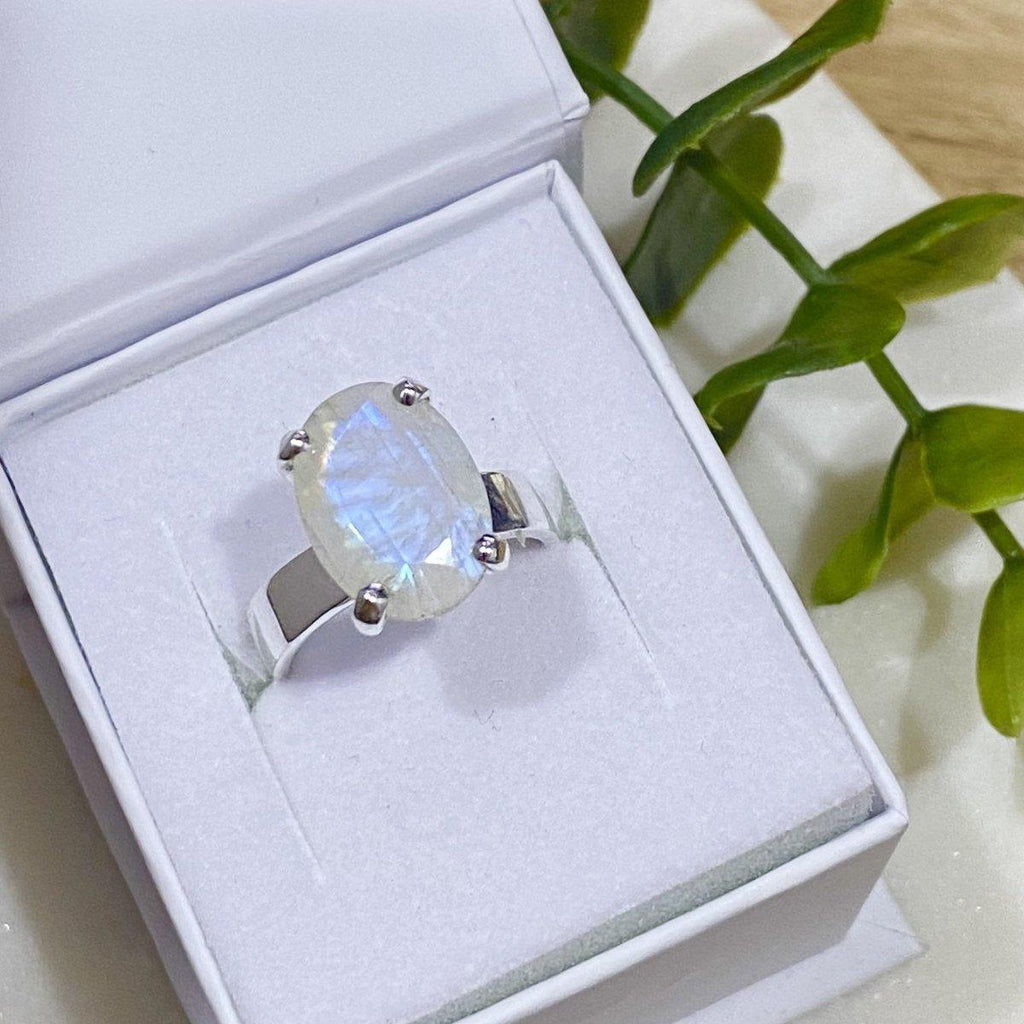 Moonstone Ring- Laihas Evening Crystal Ring