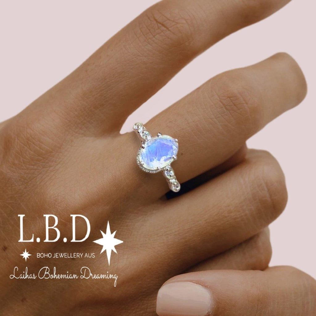 Moonstone Ring- Laihas Magic & Commitment Ring