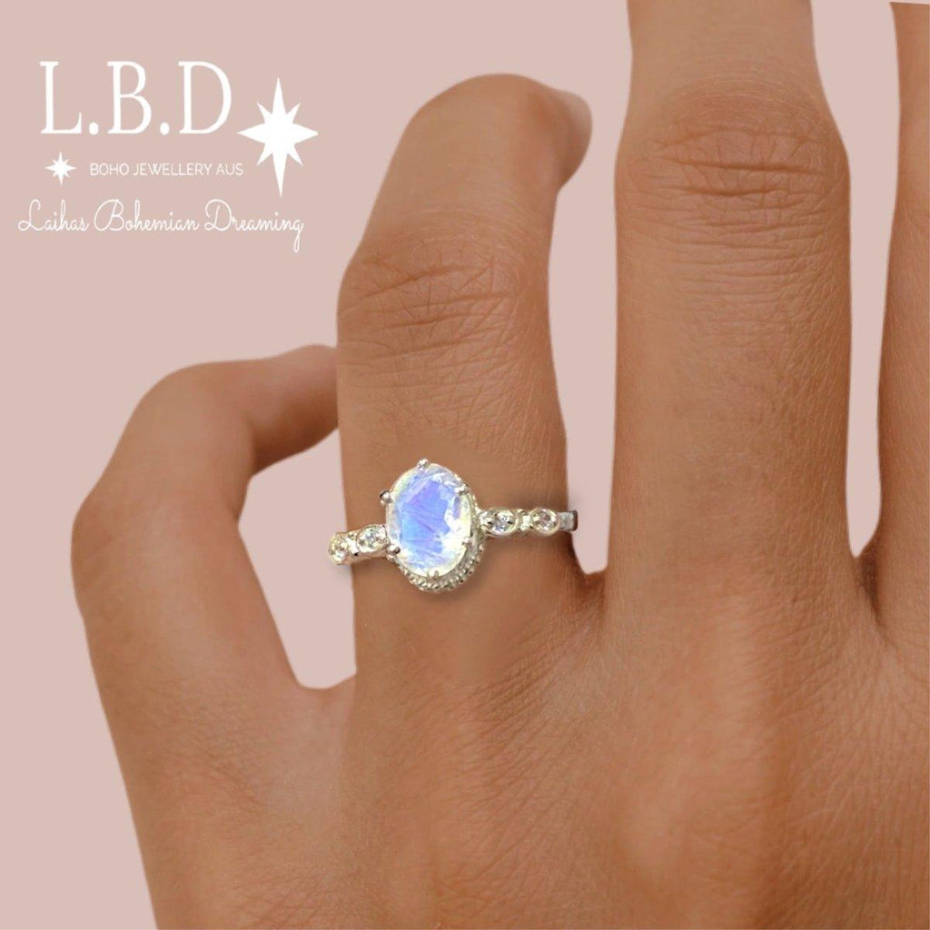 Moonstone Ring- Laihas Magic & Commitment Ring