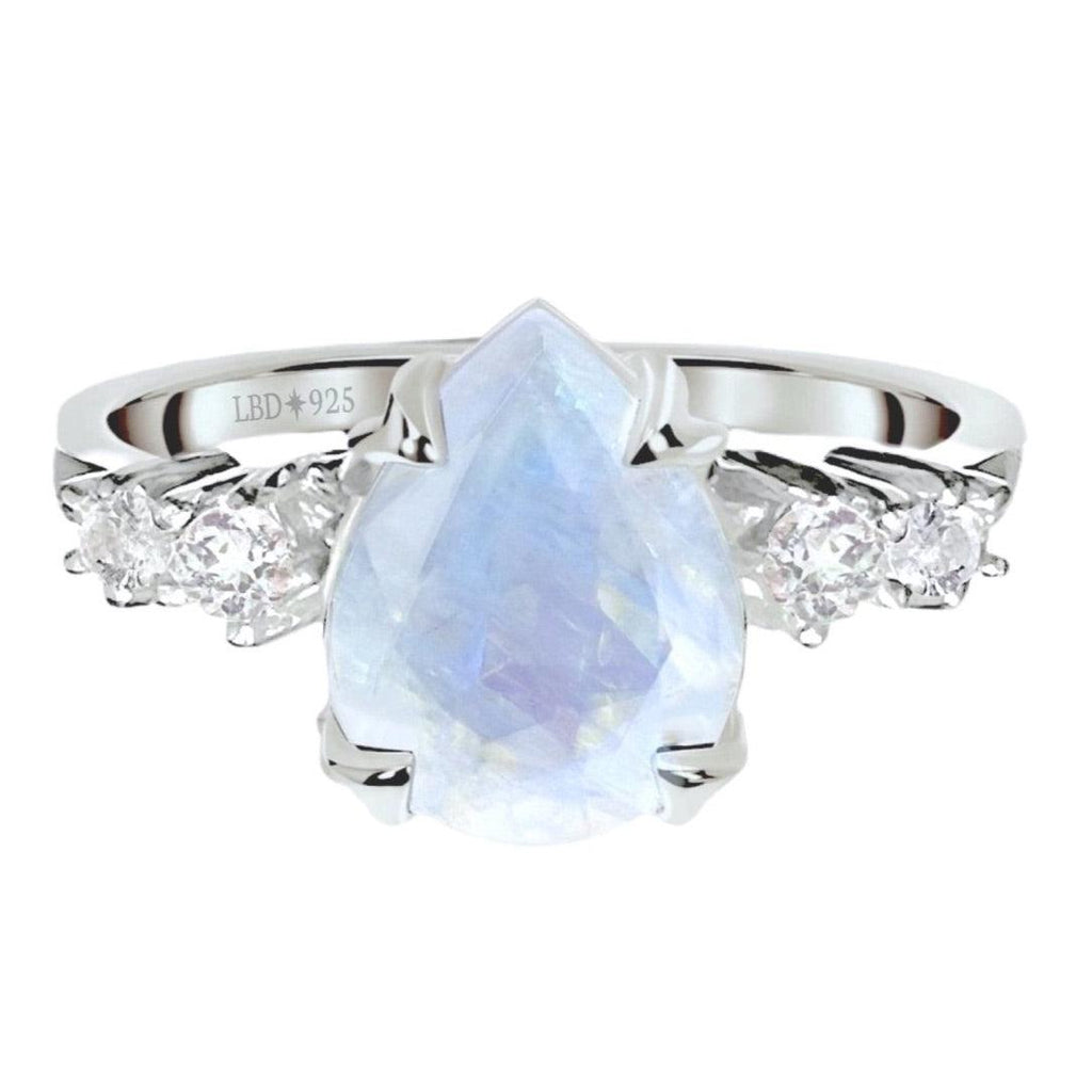 Moonstone Ring- Laihas Mystical Moonstone Promise Ring