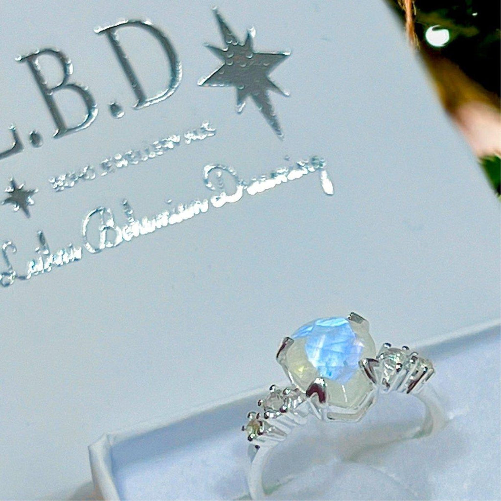 Moonstone Ring- Laihas Mystical Moonstone Promise Ring