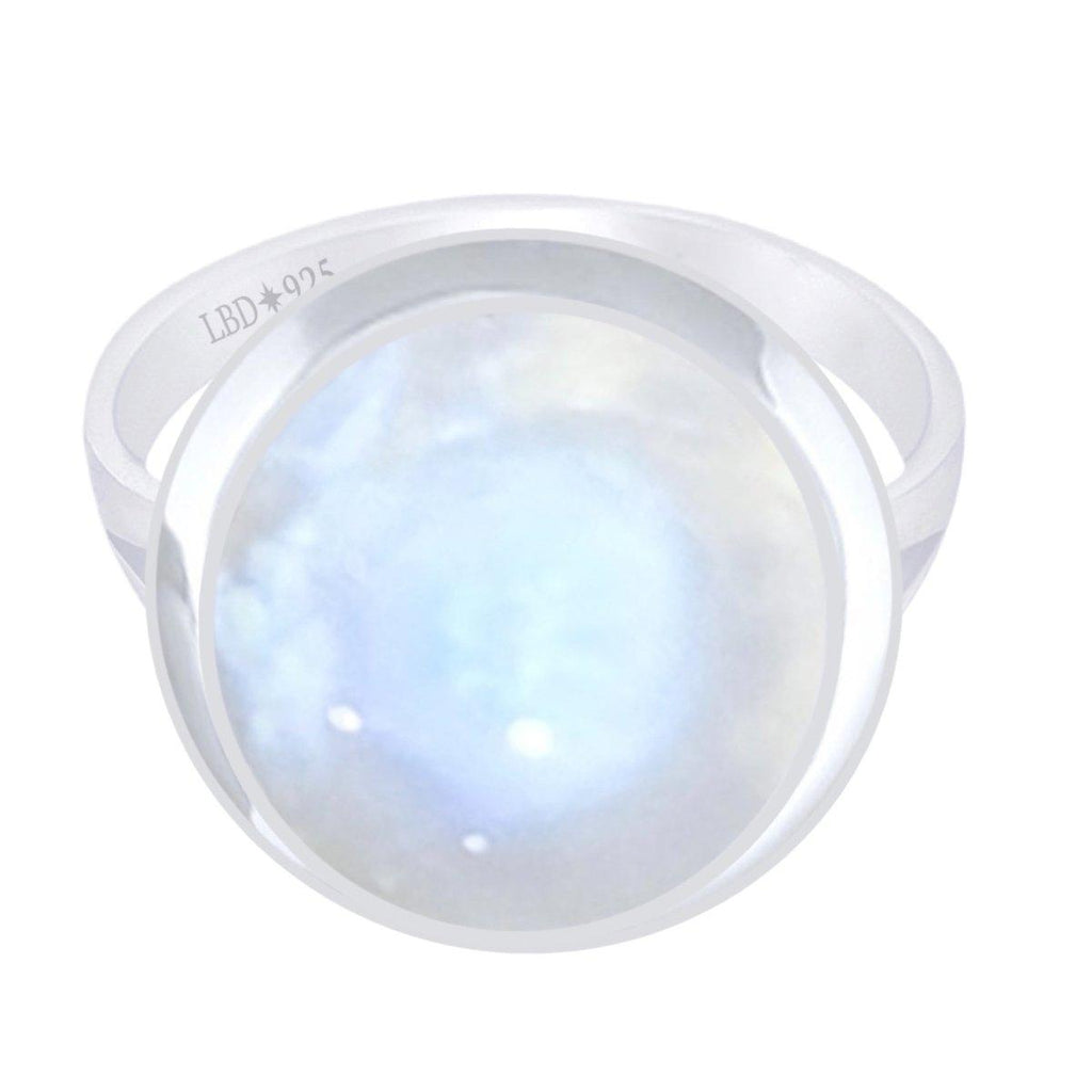 Moonstone Ring -XLarge Round Classic Chic